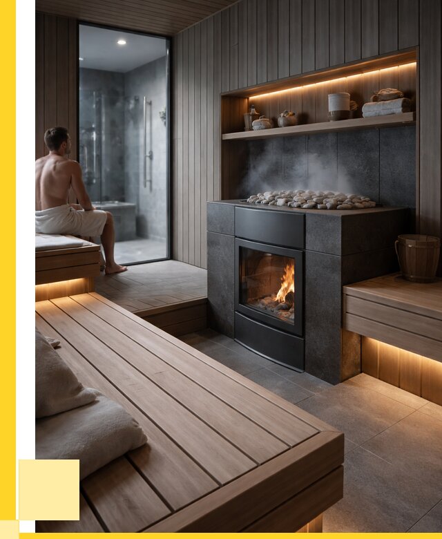 Проект сауны в частном доме в Томске от 38245 р. | ЭриданТмс