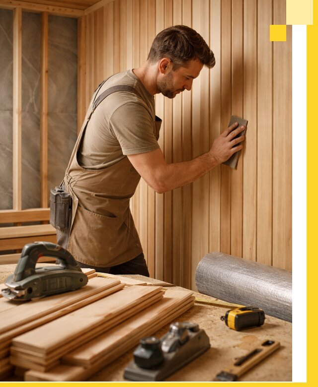 Профессиональная отделка саун и парных под ключ в Томске