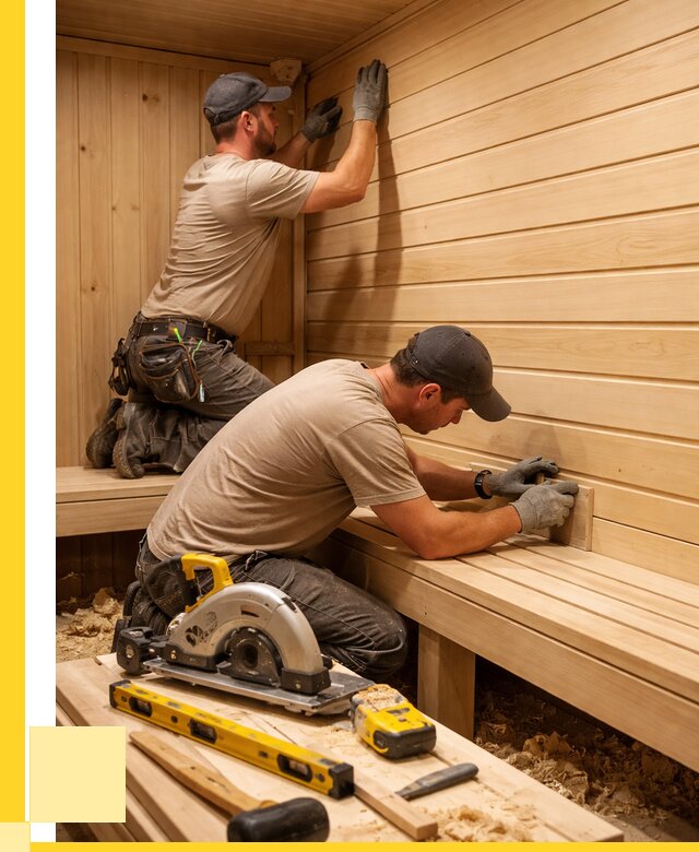 Обшивка саун вагонкой в Томске от 2732 р. | ЭриданТмс