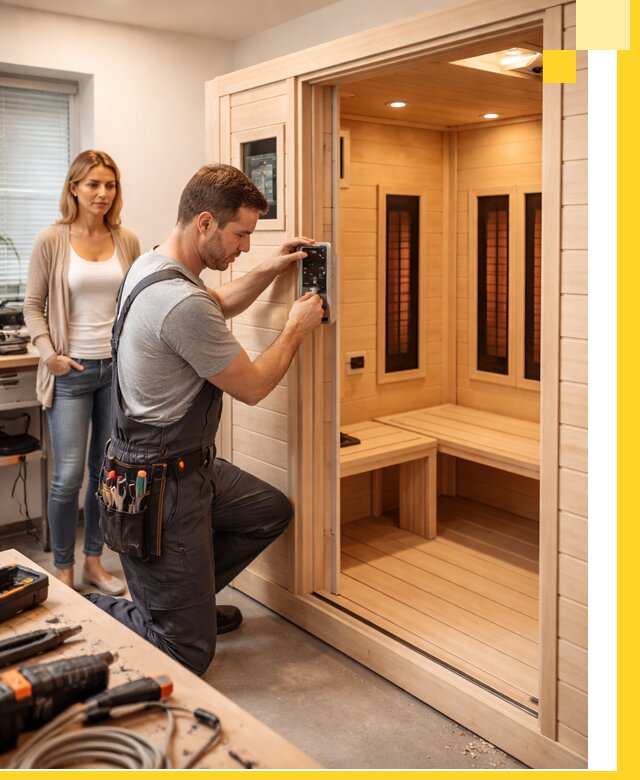 Инфракрасные сауны под ключ в Томске продажа и установка