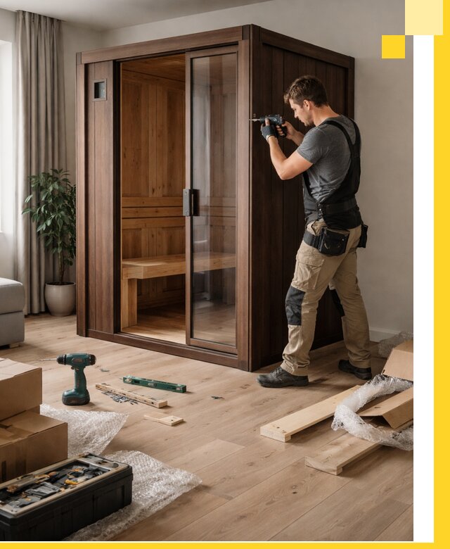 Установка и производство мини саун под ключ в Томске