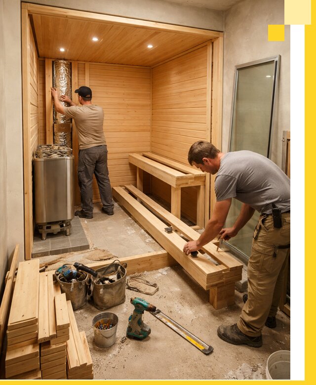 Проектирование и установка домашних саун под ключ в Томске