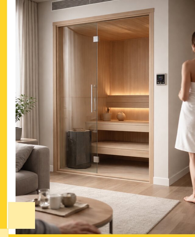 Сауна в квартире под ключ в Томске от 131124 р. ЭриданТмс