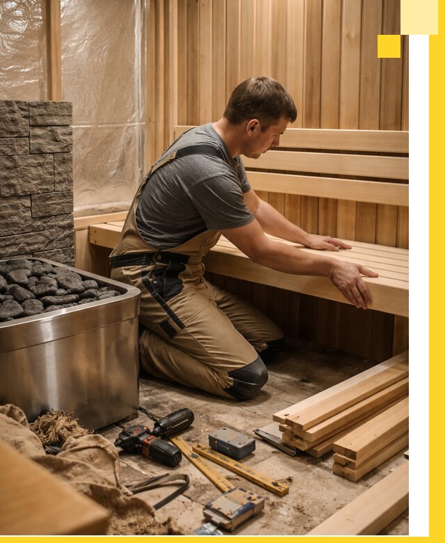 Сауны для дома под ключ с проектированием и монтажом в Томске