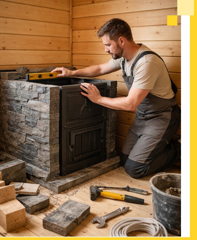 Производство и установка печей для саун под ключ в Томске