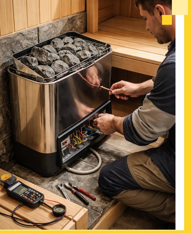 Продажа и установка электрокаменок для саун в Томске