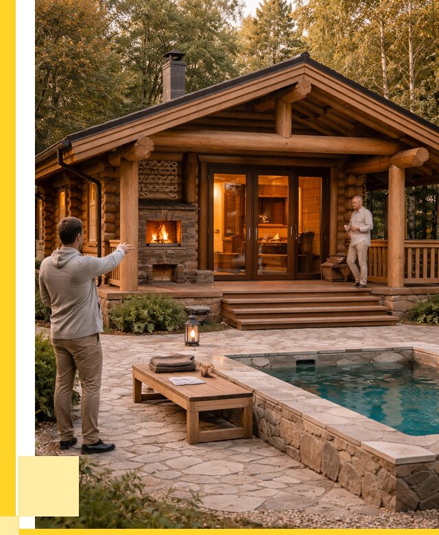 Проекты бань и хамам в Томске от 27318 р. | ЭриданТмс