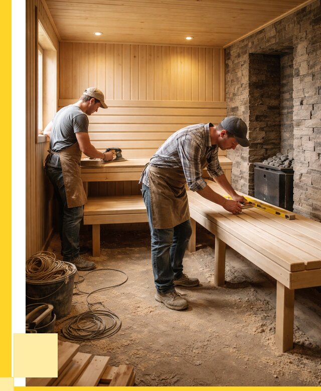 Отделка бани в Томске: внутренняя отделка от 3278 р. | ЭриданТмс