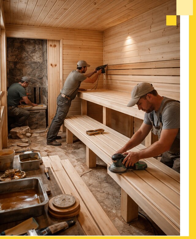 Профессиональная отделка бань в Томске под ключ, с гарантией