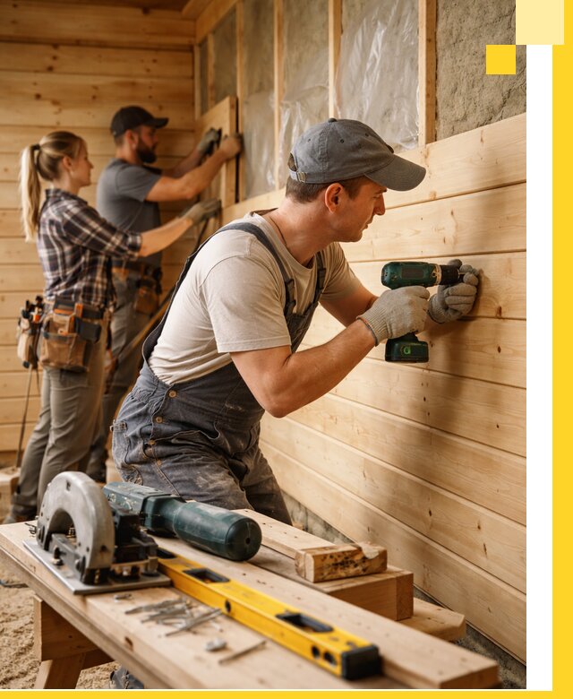 Обшивка бань под ключ в Томске: отделка стен и потолков