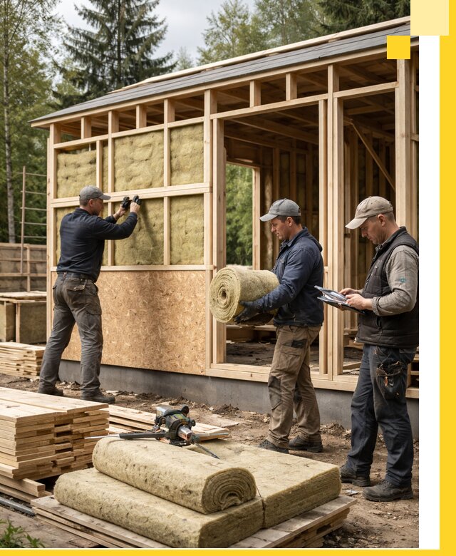 Проектирование и строительство каркасных бань в Томске под ключ