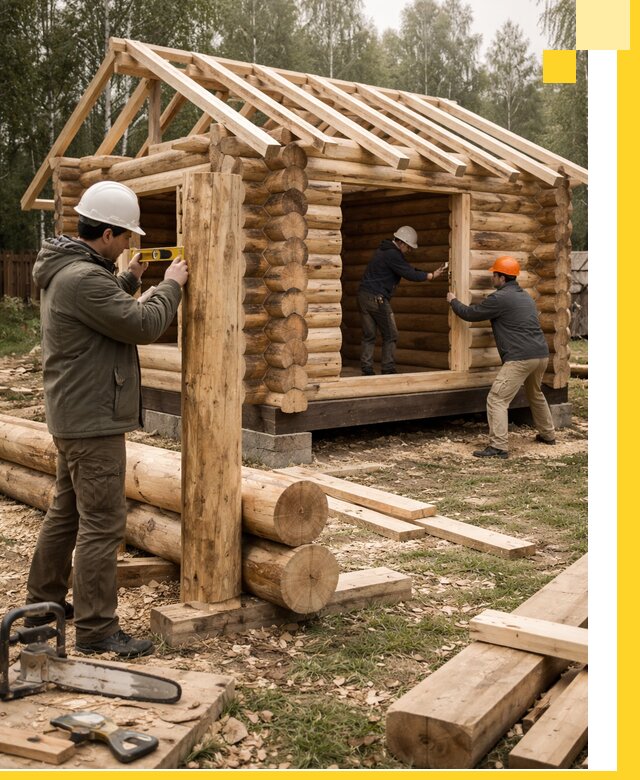 Строительство бань для дачи под ключ в Томске с доставкой и монтажом