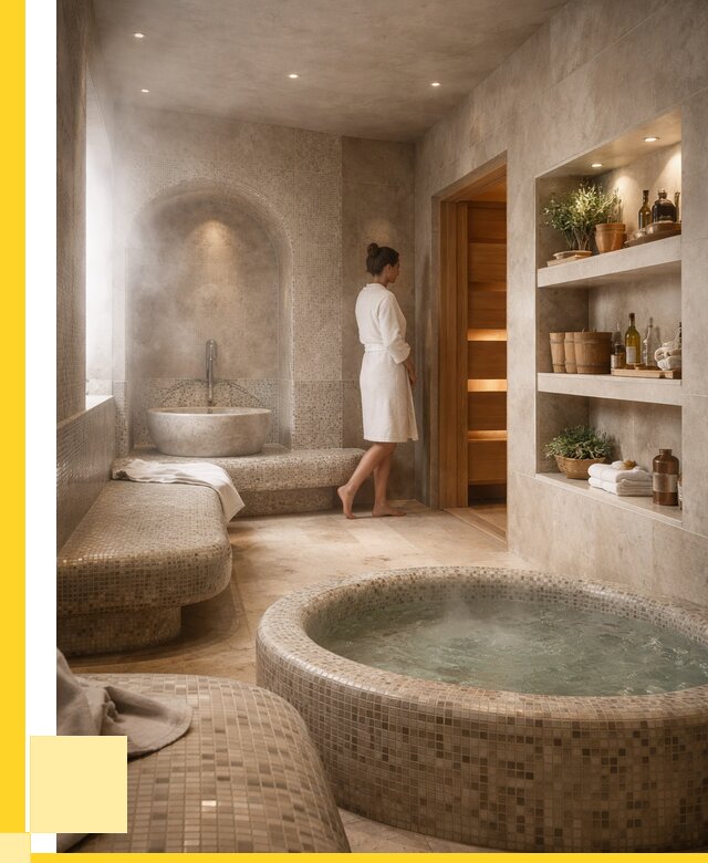 Строительство бани с хамамом в Томске от 819525 р. | ЭриданТмс