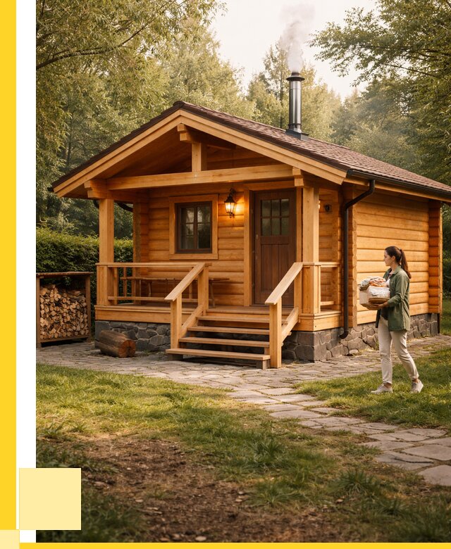 Купить баню под ключ в Томске от 710255 р. | ЭриданТмс