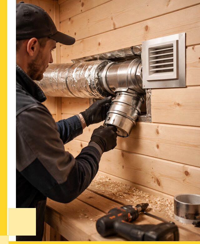 Монтаж вентиляции бани в Томске от 13112 р. | ЭриданТмс