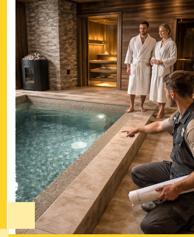 Проект бани с бассейном под ключ в Томске от 71026 р. | ЭриданТмс