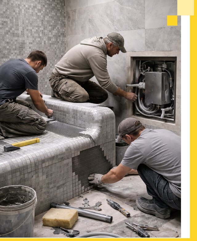 Проекты хамамов под ключ в Томске и дизайн и строительство