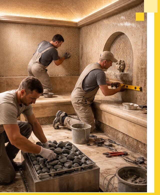 Проектирование и строительство хамама и сауны в Томске