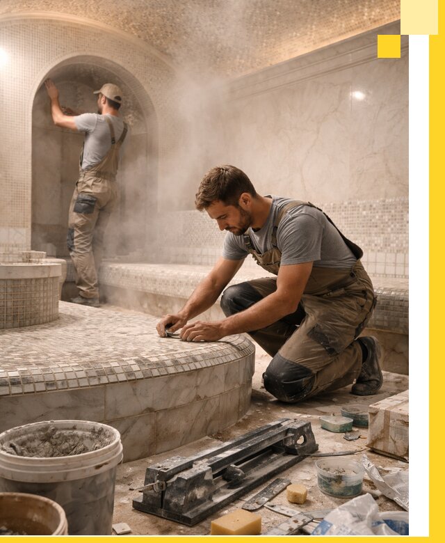 Профессиональный дизайн хамама и SPA под ключ в Томске