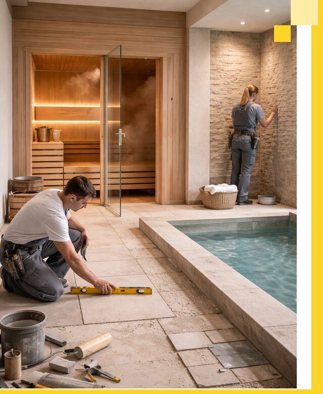 Комплексный дизайн и отделка интерьеров SPA под ключ в Томске